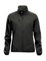 Dames Softshell Jas Clique Basic Zwart